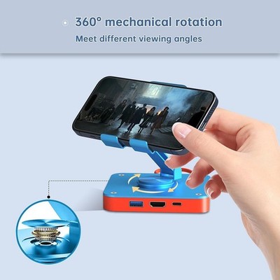 4K USB C Dockingstation 3in1 Hub für Laptops für Handys und für Switch