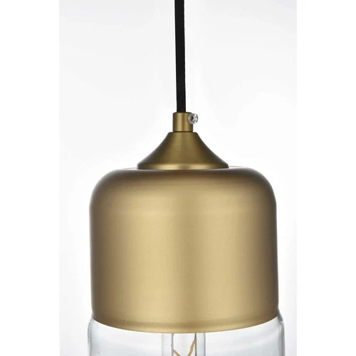 Living District LD2240SG Ashwell 1 Light 5 inch Satin Gold Pendant Ceiling Light - Picture 7 of 10
