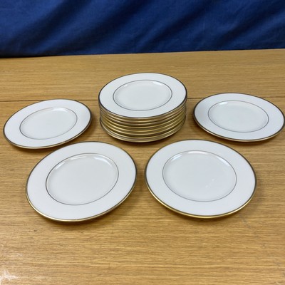 12 Lenox Mansfield 6 3/8  Bread Plates - USA