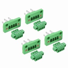 4 Set 4-Pin 3.5mm Pitch Pluggable Screw Terminal Block Connectors