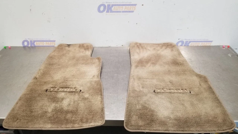 1985 NISSAN 300ZX TURBO 2 PASSENGER TRIM G FRONT INTERIOR FLOOR MAT SET PAIR - Image 2 of 4