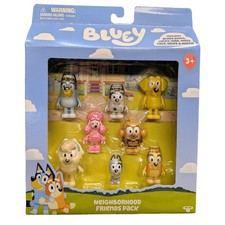 Bluey Neighborhood Friends 8 Pack Lucky Judo Missy Coco Socks Muffin NEW