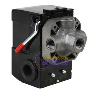 Lefoo 110-150 PSI 4 Interrupteur de pression du port Air Compresseur avec Déchargeur