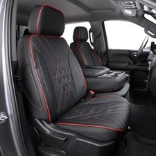 Ekr Custom For Gmc Sierra 1500 2500 3500 Crewcab Leather Seat Covers 5-seat Set