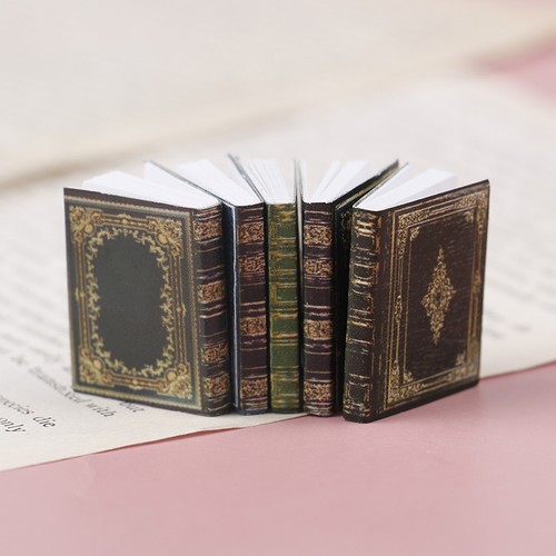 3pcs/set 1:12 Dollhouse Miniature Classical Book Scene Model Accessories Toy GA - Picture 8 of 20