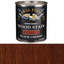 General Finishes Water Based Wood Black Cherry Stain Quart