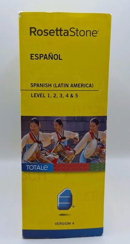 Rosetta Stone Espanol Spanish Latin America Level 1-5 Set Learning NEW/OPEN BOX - Picture 5 of 12