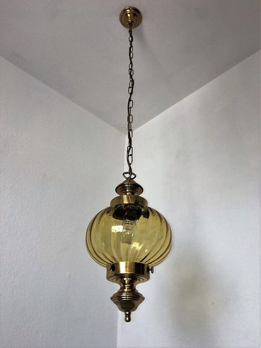 1 fl. Hängelampe Deckenlampe Lampe Kugel 70er - Bild 7 von 9