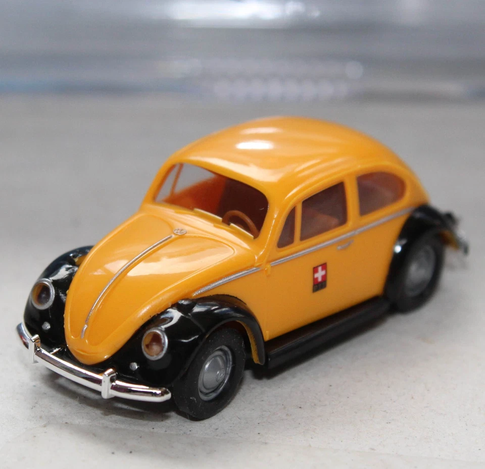 BREKINA - 010458 - SWISS PTT POST POSTBUS SET - FORD TRANSIT, UNIMOG, VW BEETLE - Image 4 of 4