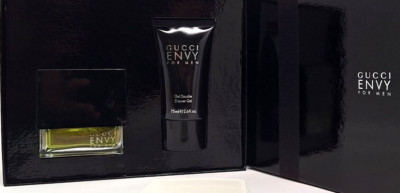 ❤️GUCCI ENVY FOR MAN SET EDT 1.7 oz 50 ml & Shower Gel,SCANNON
