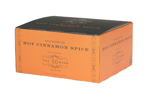 Harney & Sons Hot Cinnamon Spice Tea, 50 Tea Bags