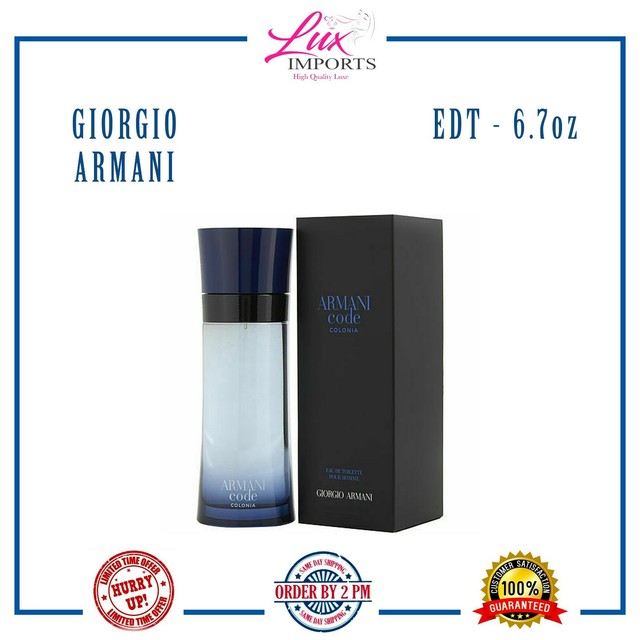 armani code colonia 6.7 oz