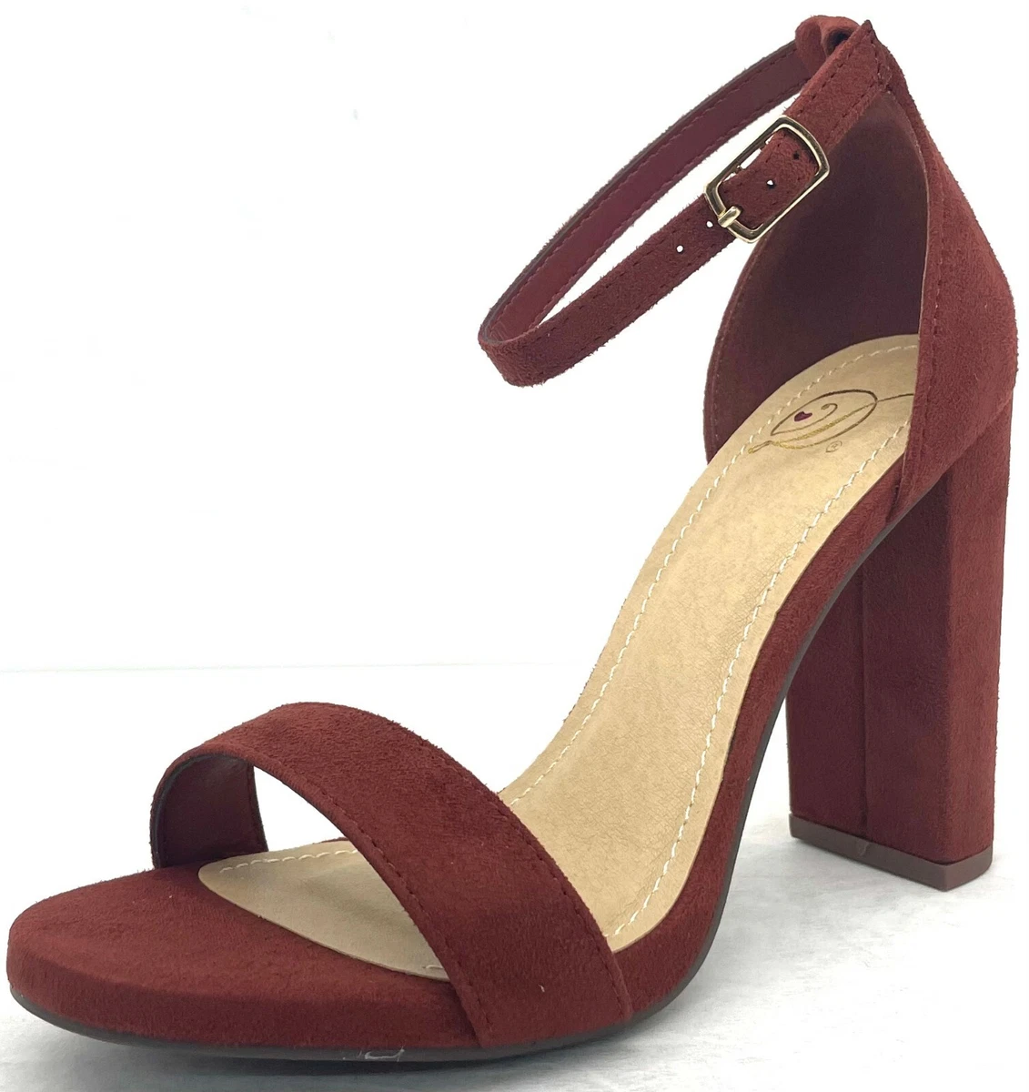 Dark maroon heels top