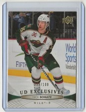 2011 2011-12 Upper Deck Exclusives #108 Nick Schultz 039/100 Minnesota Wild