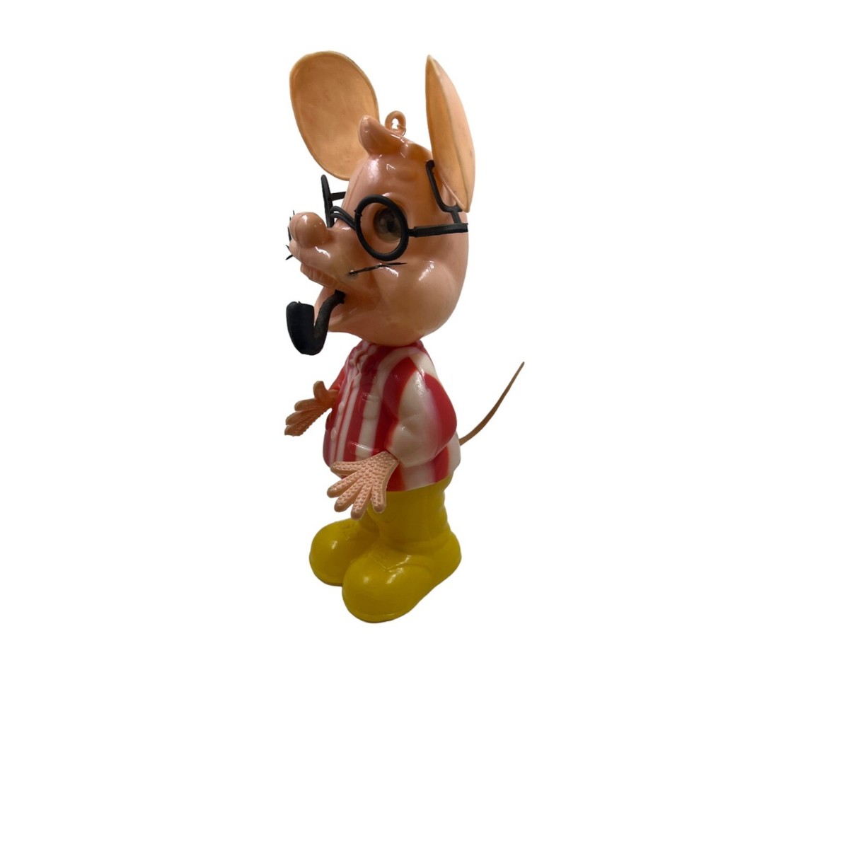 Topo Gigio Plastic Carnival Toy Lenticular Eyes with Glasses