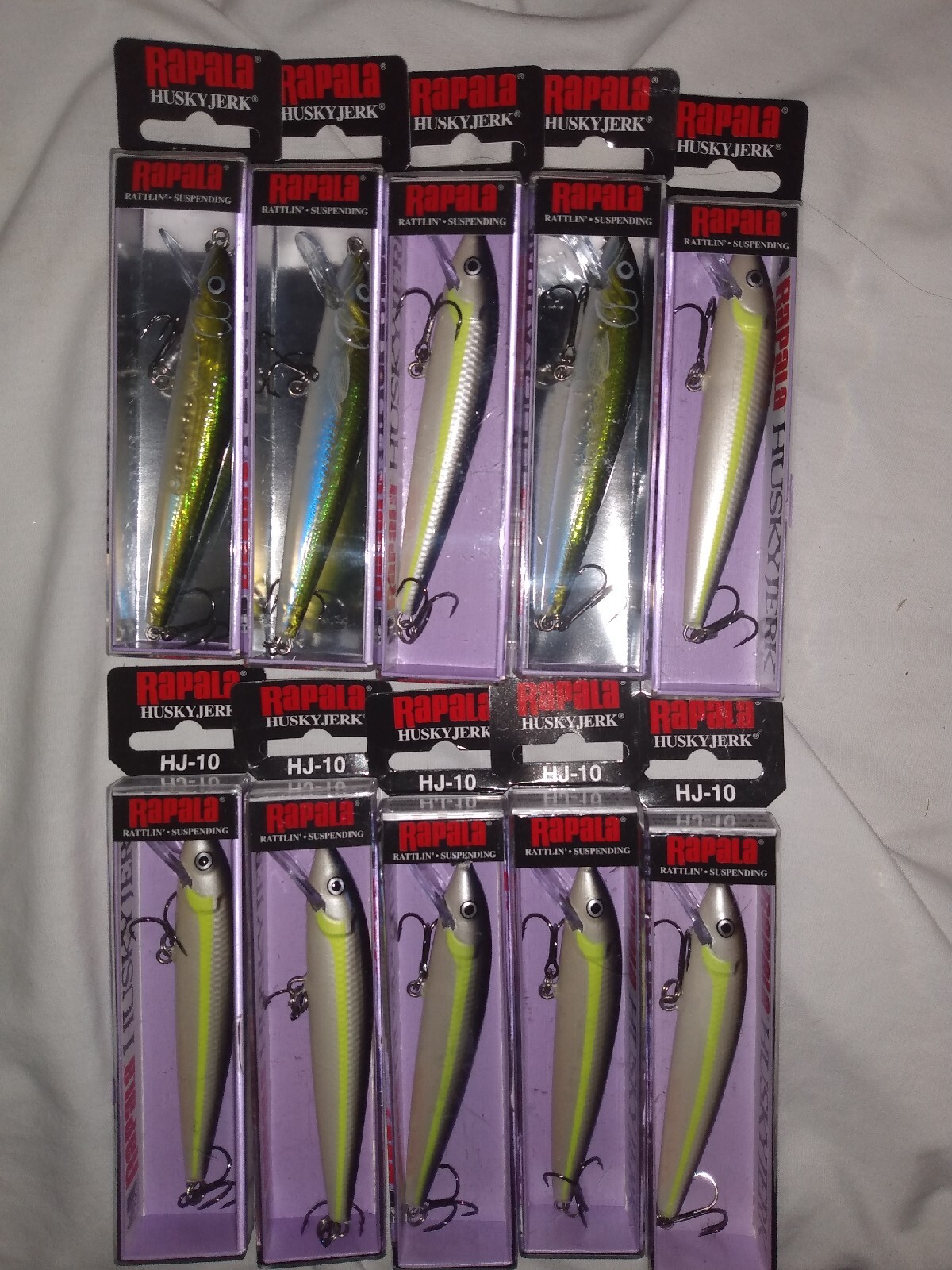 rapala fishing lures lot of 10 total eBay