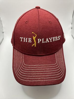 THE PLAYERS Championship New Era 9 Forty Adjustable Hat Cap PGA Red NICE!