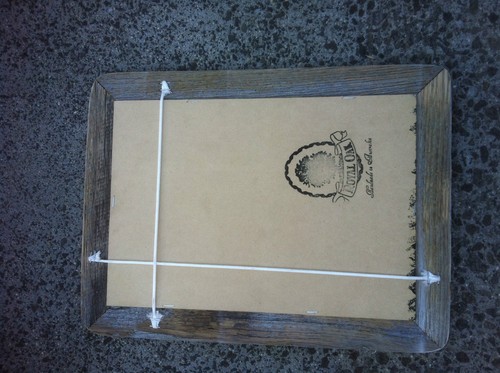 A4 Distressed White Recycled Timber Chalkboard, Old Skool Retro Blackboard, - Picture 5 of 6