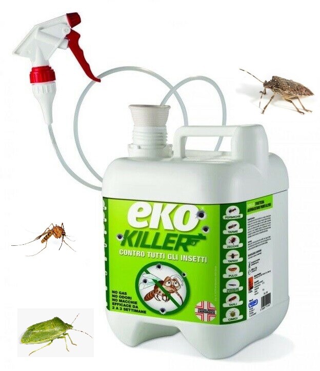 Insetticida Spray EKO KILLER Prochimica 5 Litri - Cimici Zanzare Zecche Formiche
