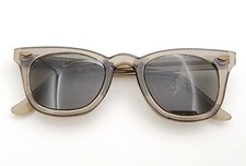 Vintage Optical 5 3/4 Z87 48-14 Transparent Safety Eyeglasses Frame Only