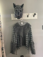 FULL MOON MADNESS WEREWOLF Halloween Costume with Ani-Motion Mask Sz. M 40-42  