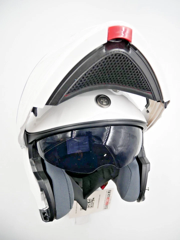 Torc T-28 Modular Helmet Gloss White Size Small - T2802:22 - Image 4 of 4