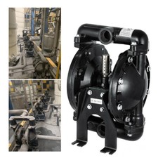 Air Operated Waste Oil Transfer Pump 35Gpm Pneumatic Dual Diaphragm Pump 120PSI