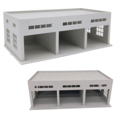 Outland Models Miniatures 3-Stall Large Garage for Trucks / Cars 1:150 New 2025