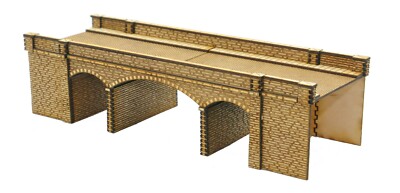 N-BR007 ''Connors Bridge'' volle Tiefe Straße über Eisenbahnbrücke Spur N Laser Cut Kit