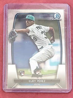 2023 Bowman Chrome - #90 Eury Perez (RC)