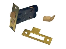 Vintage Skillman Cast Iron Dual Mortise Deadbolt & Latch – 1" x 3.25", Rare(29)