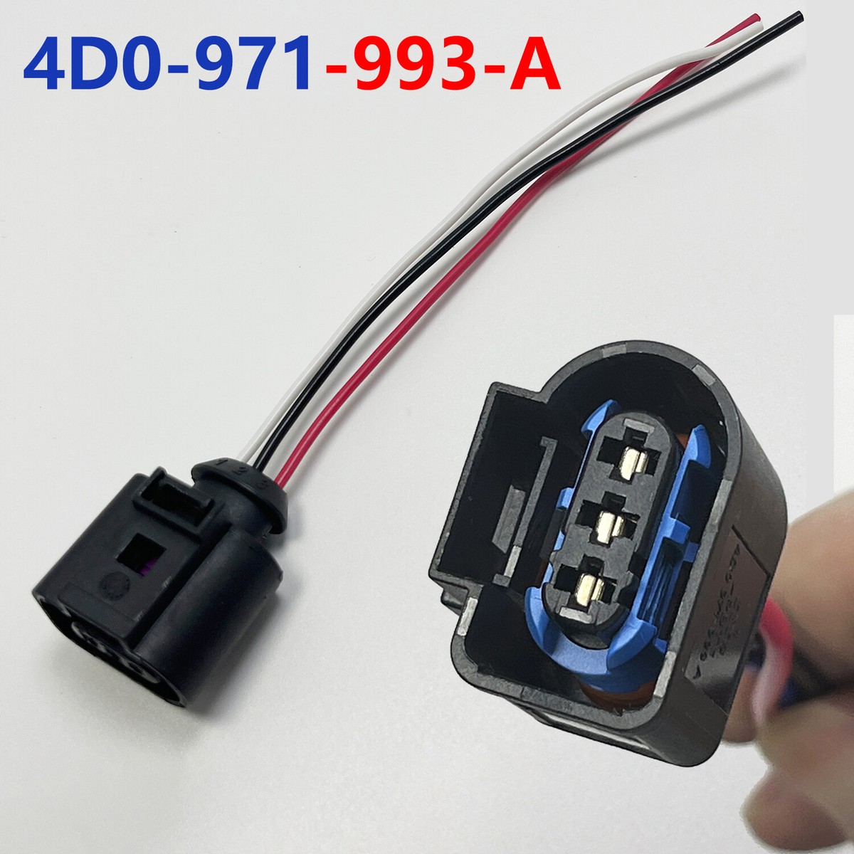 0EM 3 Pin Wire Pigtail Plug Connector For VW AUDI PORSCHE Skoda