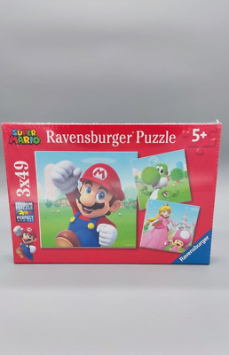 Ravensburger Kinderpuzzle 05186 - Super Mario  Puzzle 3x49 Teile NEU