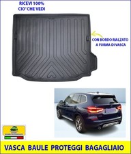 RECAMBO Set Tappetini Gomma E Vasca Bagagliaio Per BMW X3 F25 (2010-2017) – TPE Antiscivolo, 3D, Alta Resistenza - 2