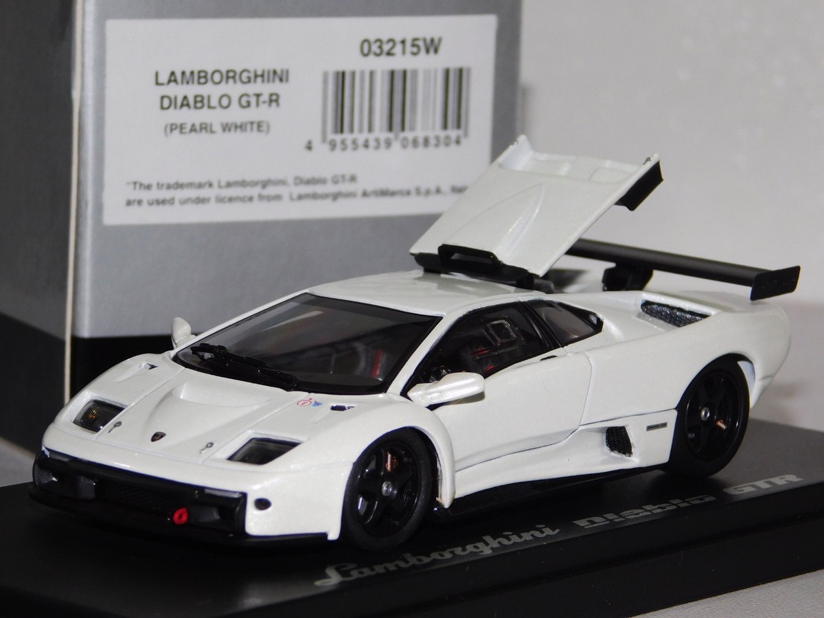 LAMBORGHINI DIABLO GTR PEARL WHITE KYOSHO 03215W 1/43 | eBay