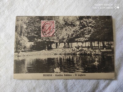 Cpa Postkarte Italien MODENE MODENA Giardino Publblico Di Baghetto 