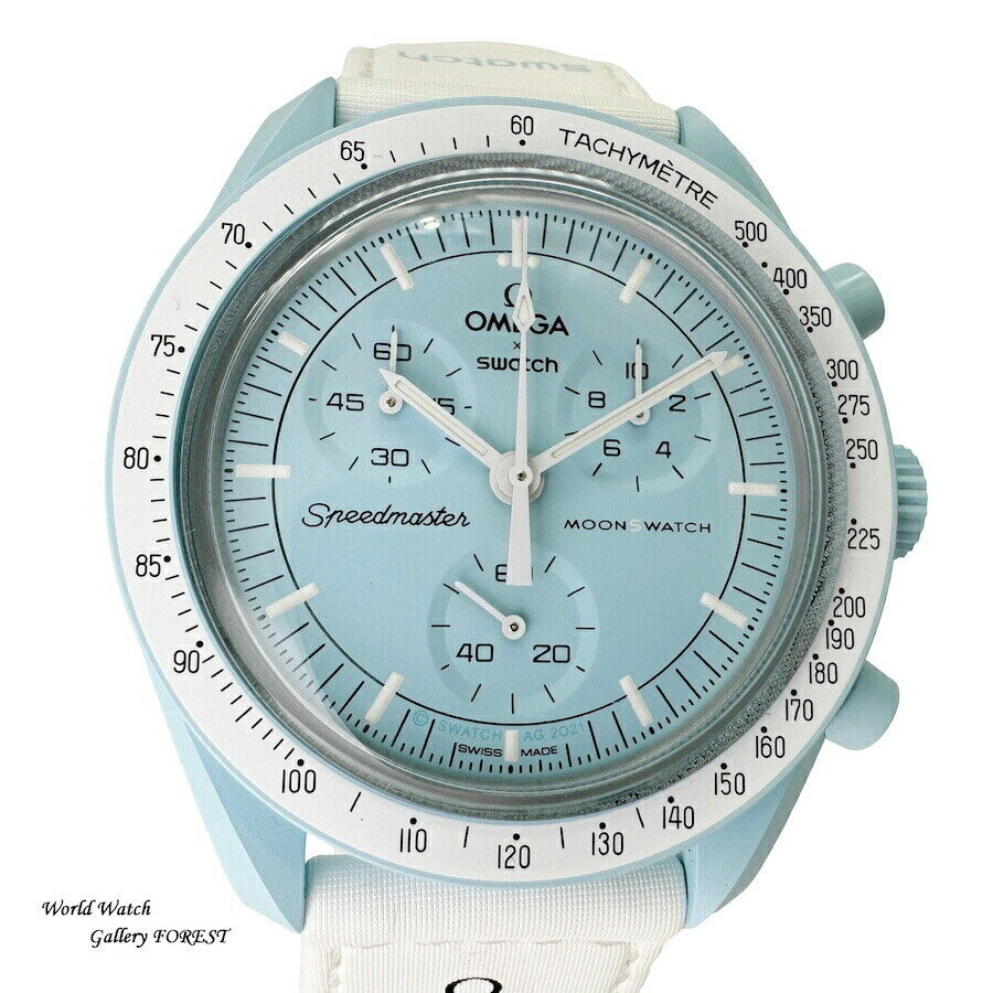Omega Swatch Moonwatch Mission To Uranus Chronograph Qz Used Omega Swatch Moonwatch Mission To Uranus Chronograph Qz Used