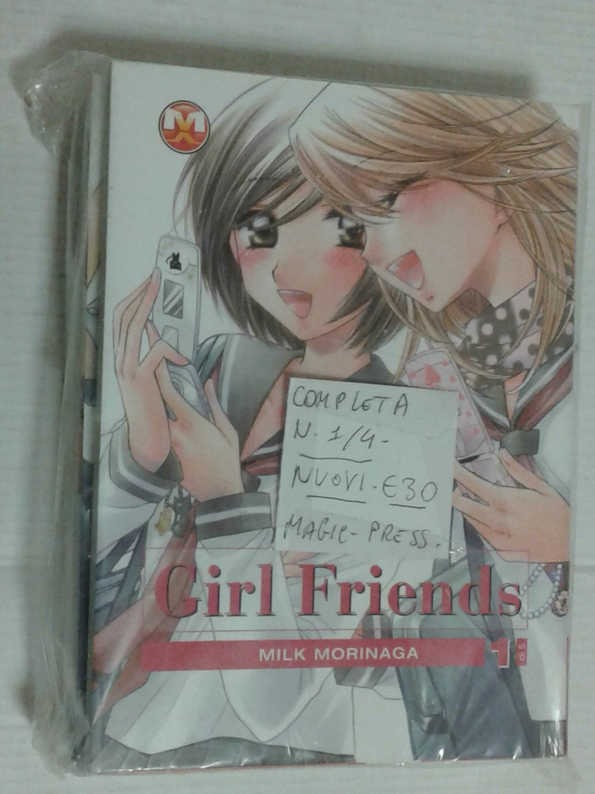 GIRL FRIENDS- SERIE COMPLETA- N°1/4- DI:MILK MORINAGA- MANGA MAGIC PRESS- NUOVI