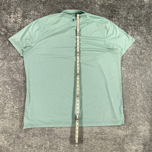 Baylor Bears Polo Shirt Mens XXL Green Geometric Johnnie O Logo Performance Golf - Picture 11 of 13