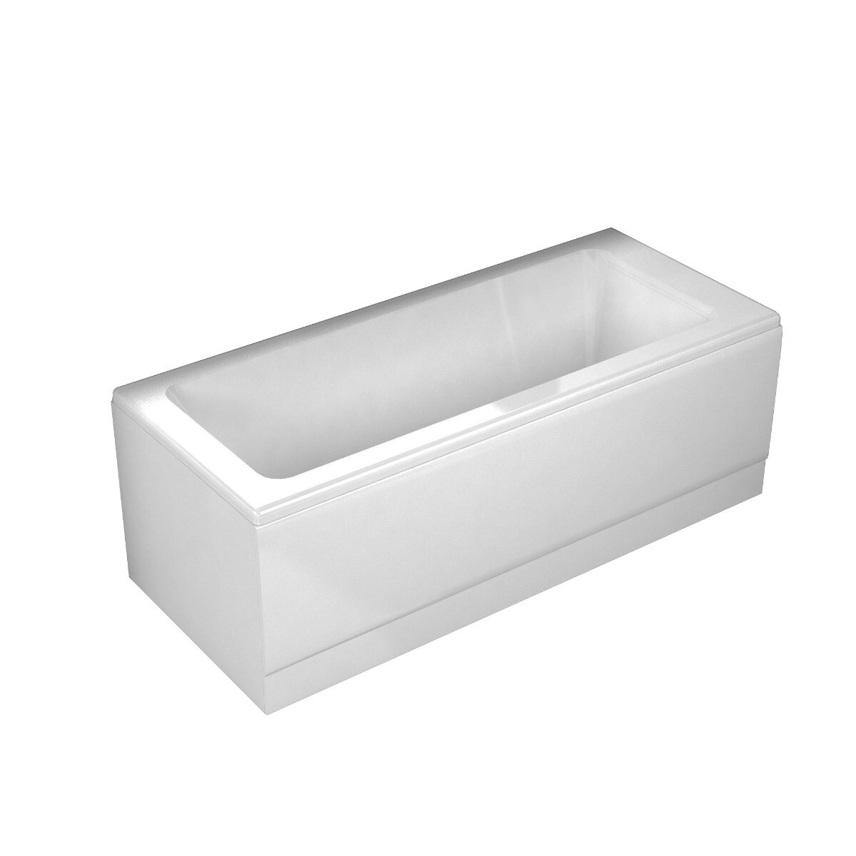 Standard Bath Tub Square Single Ended 1700mm x 700mm Bath With Legs eBay