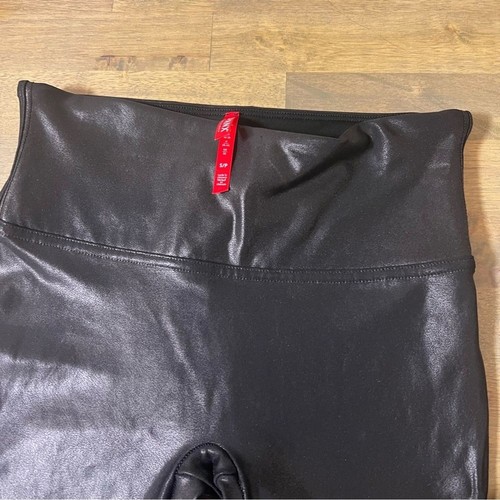 Spanx Faux Leather Leggings Black S - Picture 3 of 7