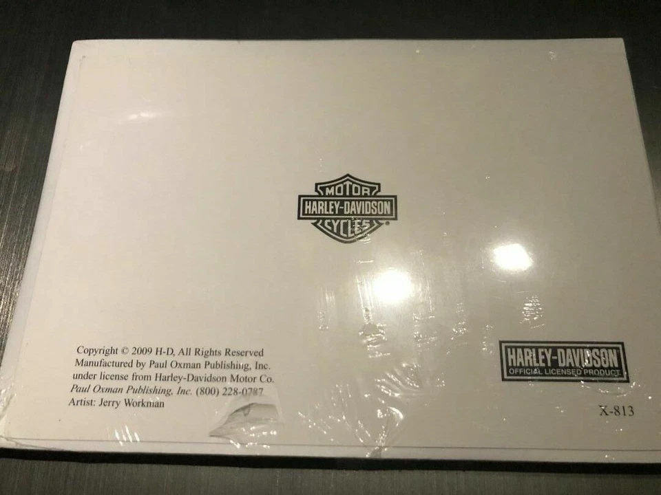 TARJETAS DE NAVIDAD HARLEY DAVIDSON #X817 HARLEY DAVIDSON DELANTE DEL COMEDOR (10) Foto 2 de 4