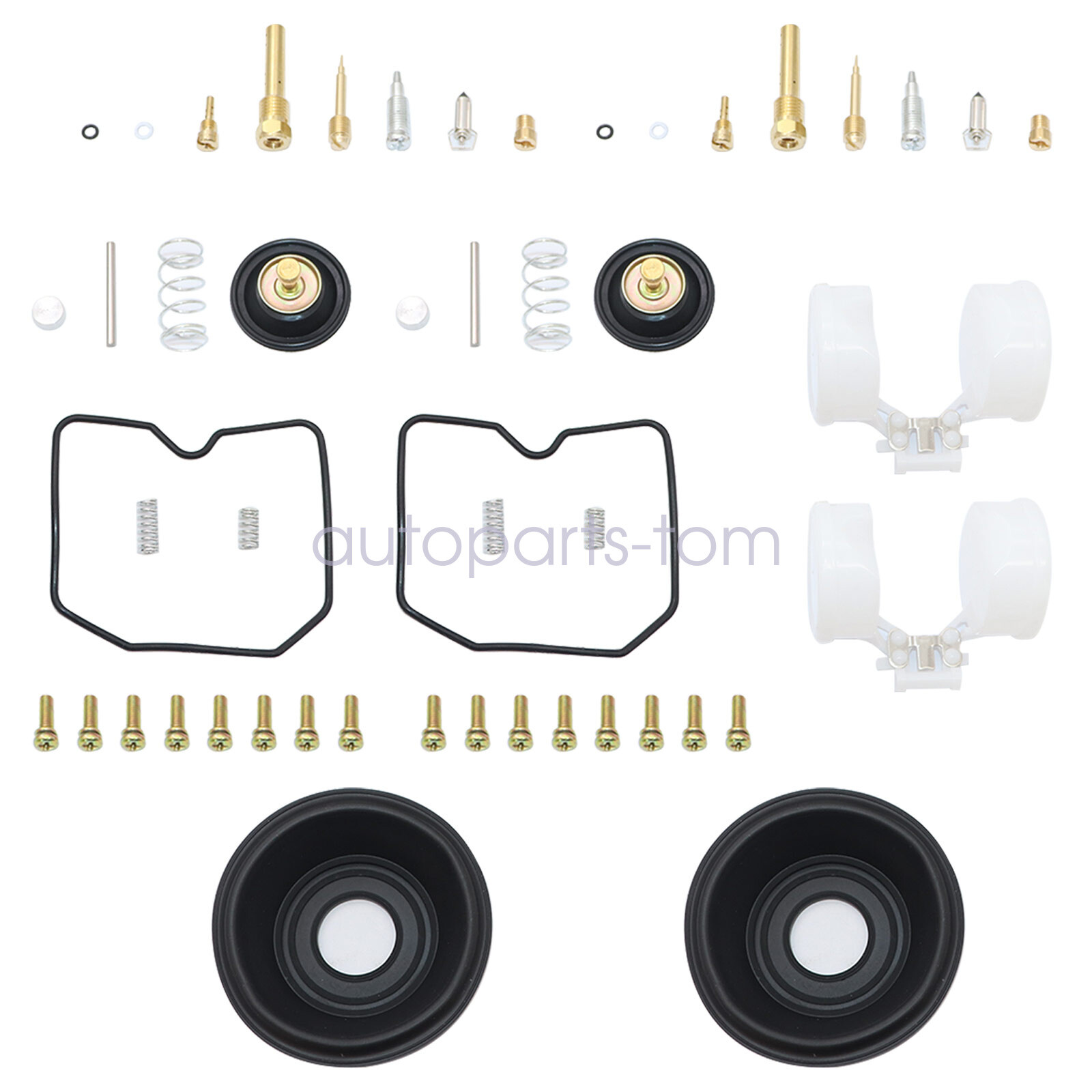 Fit Kawasaki Ninja 250R EX250J 2008 2009 Carburetor Repair Kit Float Diaphragm