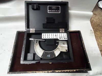 MACHINIST DsK   TOOLS LATHE MILL Mahr Thread Snap Gage 45 - 85 With Extra Anvils