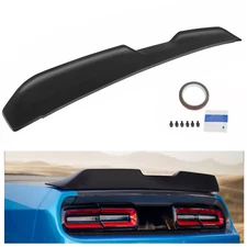 Rear Trunk Spoiler Wing For Dodge Challenger 2008-23 Demon Style Matte Black PTD