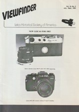Viewfinder - Qtr Journal of the Leica Historical Society of America 1983 KL4224