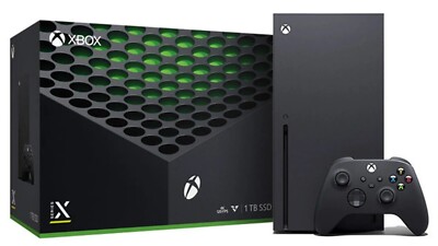 Microsoft Xbox Series X 1TB Spielekonsole Bundle inkl 2 aktuelle Spiele