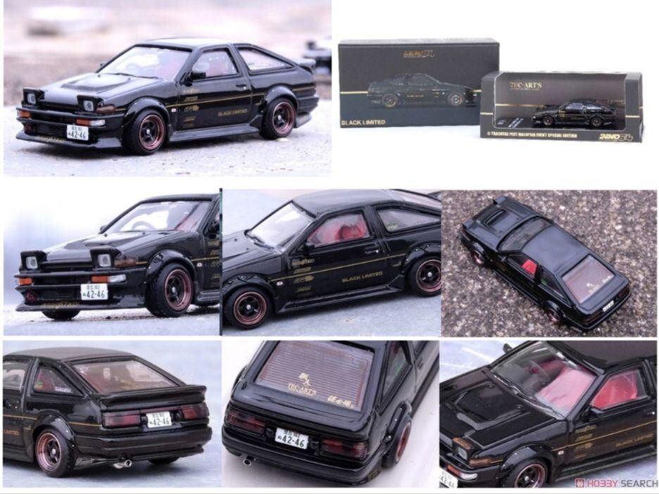 Inno64 Sprinter Trueno Ae86 Black Limited Tec-Art'S Malaysia