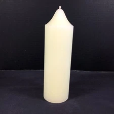 Colonial Candle of Cape Cod CCCC Bell Top Pillar Candle Ivory 2200 No Box NEW