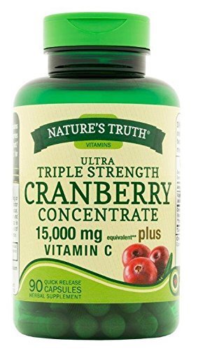 Nature's Truth Ultra Triple Strength Cranberry Concentrate Capsules 15000mg 90Ct